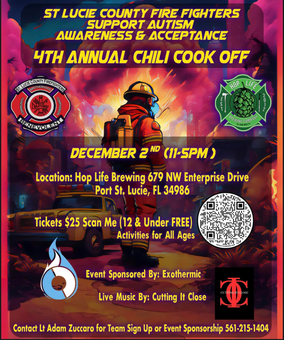 St. Lucie County Firefighters 4th Annual Chili Cook Off Exothermic